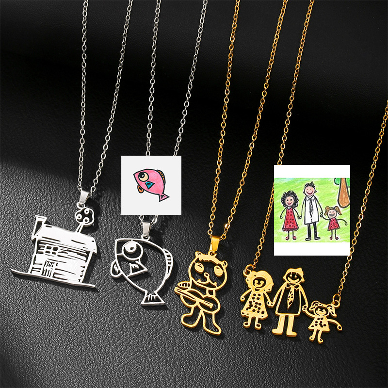 DIY Özel Logo Çocuk Çizim Resi - Birth Flower Necklace incelemesi ve fiyatı